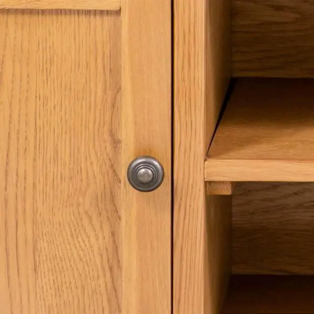 Alt view image 3 of 15 - vidaXL TV Stand TV Unit Sideboard TV Console Media Cabinet Solid Mango Wood