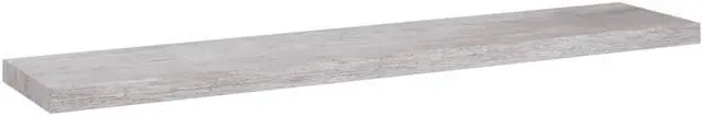 Alt view image 2 of 19 - vidaXL Floating Wall Shelf Concrete Gray MDF Hanging Storage Display Organizer