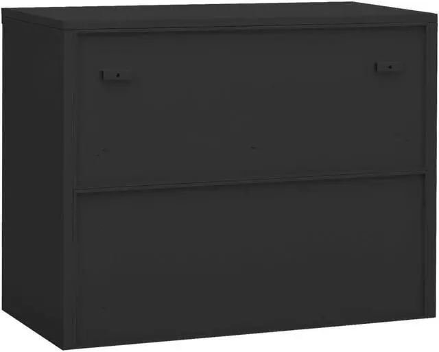 Alt view image 4 of 17 - vidaXL Office Cabinet Storage Cabinet Home Display Cabinet Anthracite Steel