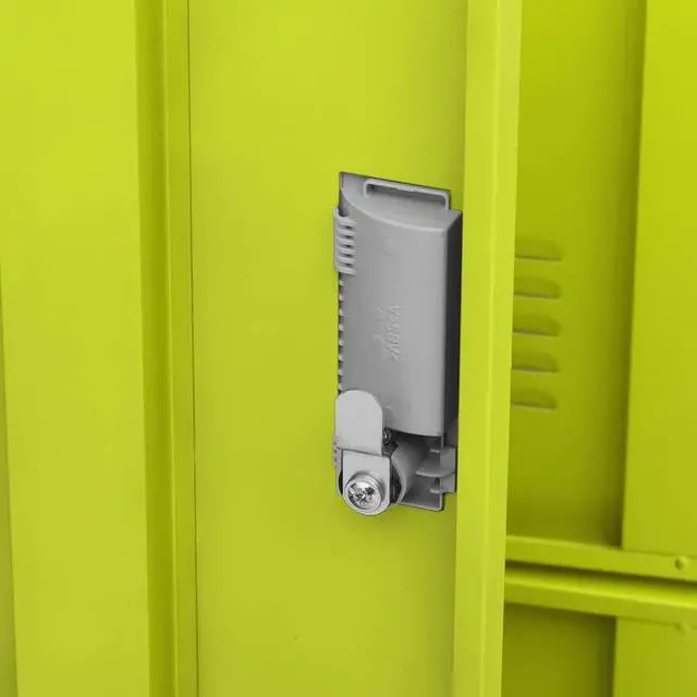 Alt view image 4 of 18 - vidaXL Locker Cabinet Storage Cabinet File Cabinet Light Gray and Green Steel