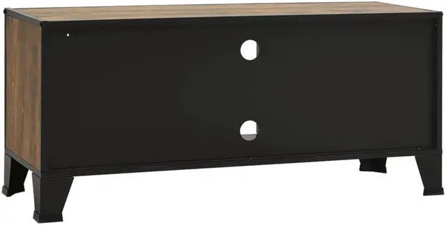 Alt view image 5 of 18 - vidaXL TV Stand TV Unit Sideboard Home TV Console Rustic Brown Metal and MDF