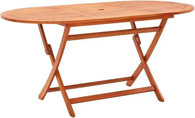 Alt view image 3 of 7 - vidaXL Patio Dining Set Table Chair 7 Piece Black Eucalyptus Wood&Textilene