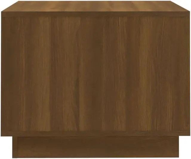 Alt view image 5 of 16 - vidaXL Coffee Table Brown Oak Engineered Wood Side Tea Sofa Table Furniture
