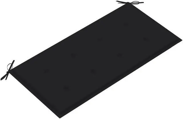 Alt view image 2 of 14 - vidaXL Garden Bench Cushion Black 39.4" Outdoot Seat Patio Seat Cushion