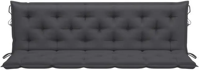 Alt view image 3 of 11 - vidaXL Cushion for Swing Chair Anthracite Fabric Throw Pillow Seat Cushion