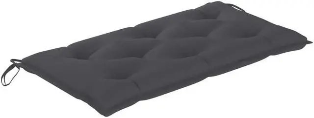 Alt view image 2 of 14 - vidaXL Bench Cushion Water Repellent Garden Cushion Anthracite Oxford Fabric