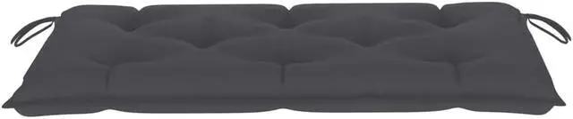 Alt view image 3 of 14 - vidaXL Bench Cushion Water Repellent Garden Cushion Anthracite Oxford Fabric