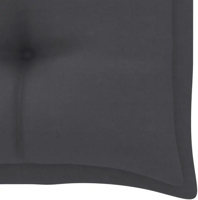Alt view image 4 of 14 - vidaXL Bench Cushion Water Repellent Garden Cushion Anthracite Oxford Fabric