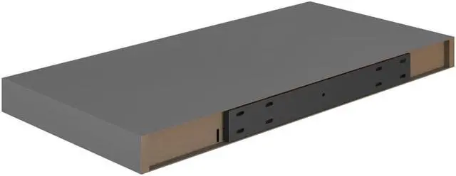 Alt view image 5 of 12 - vidaXL Wall Shelves Floating Shelves Display Shelves 2 Pcs High Gloss White