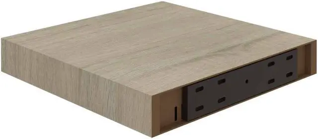 Alt view image 6 of 7 - vidaXL Floating Wall Shelf Oak 9.1"x9.3"x1.5" MDF