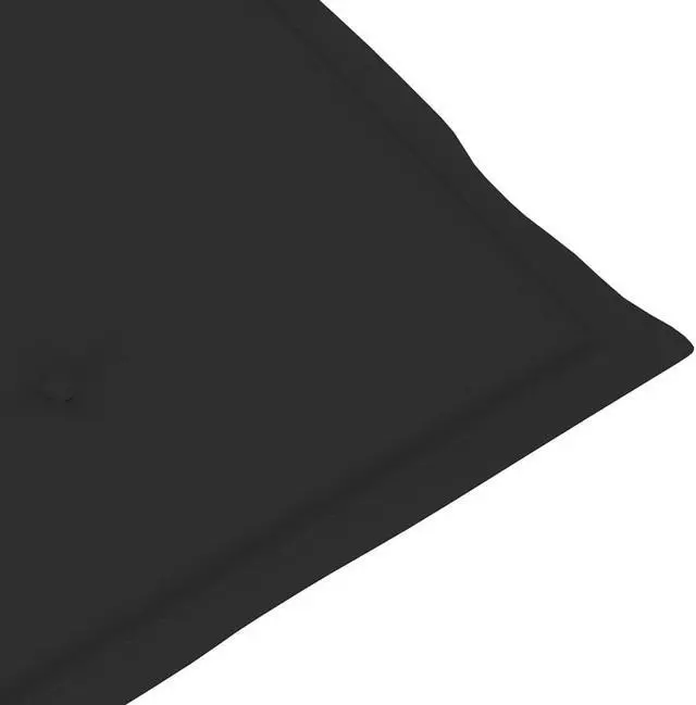 Alt view image 4 of 13 - vidaXL Chair Cushion 2 Pcs Outdoor Garden High Back Chair Cushion Black Fabric