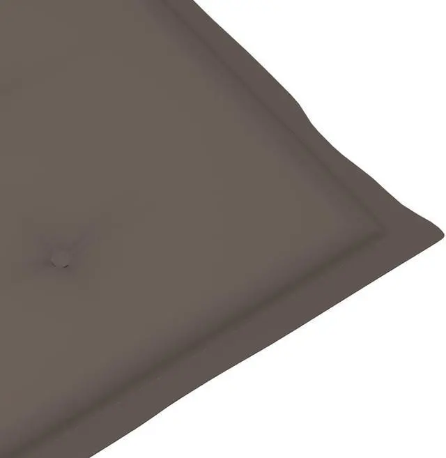 Alt view image 14 of 14 - vidaXL Chair Cushion 2 Pcs Outdoor Patio Chair Cushion Pad Taupe Oxford Fabric