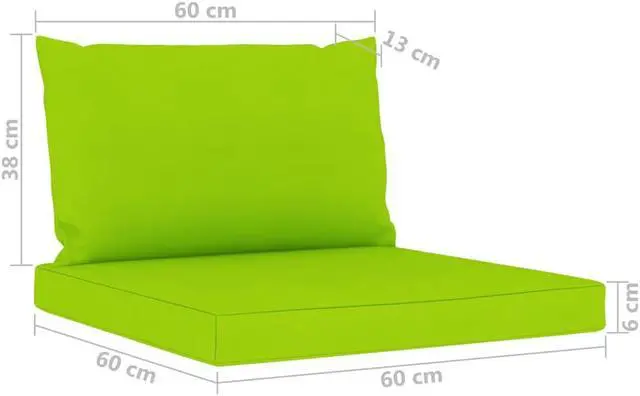 Alt view image 4 of 13 - vidaXL Chair Cushion 3 Pcs Outdoor Seat Cushion Sofa Pad Gray Oxford Fabric