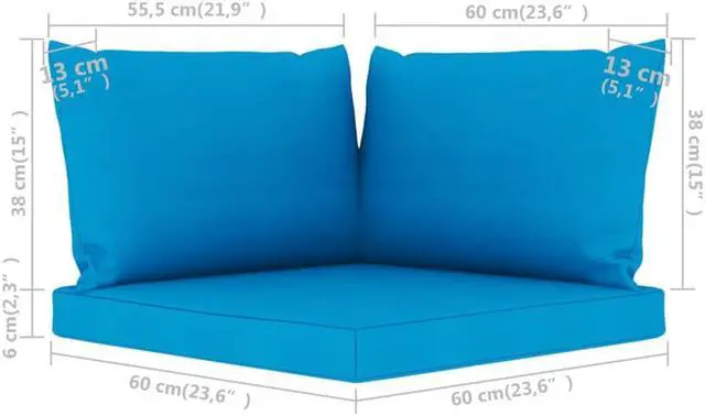 Alt view image 20 of 20 - vidaXL Cushion for Swing Chair Beige 78.7" Fabric Garden Seating Throw Pillow