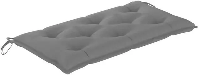 Alt view image 2 of 15 - vidaXL Bench Cushion Water Repellent Garden Seat Cushion Gray Oxford Fabric