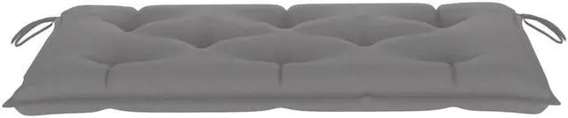 Alt view image 3 of 15 - vidaXL Bench Cushion Water Repellent Garden Seat Cushion Gray Oxford Fabric