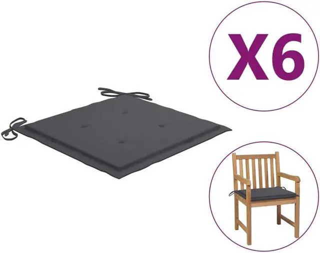 Main image of vidaXL Chair Cushion 2 Pcs Outdoor Patio Seat Cushion Green Oxford Fabric