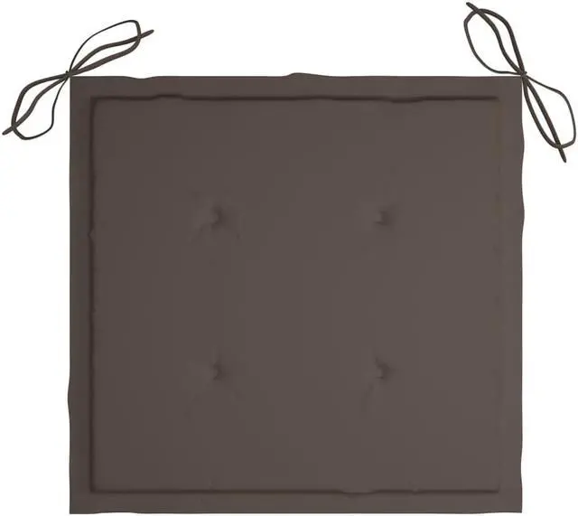Alt view image 2 of 16 - vidaXL Garden Chair Cushions 4 pcs Taupe 50x50x4 cm Oxford Fabric