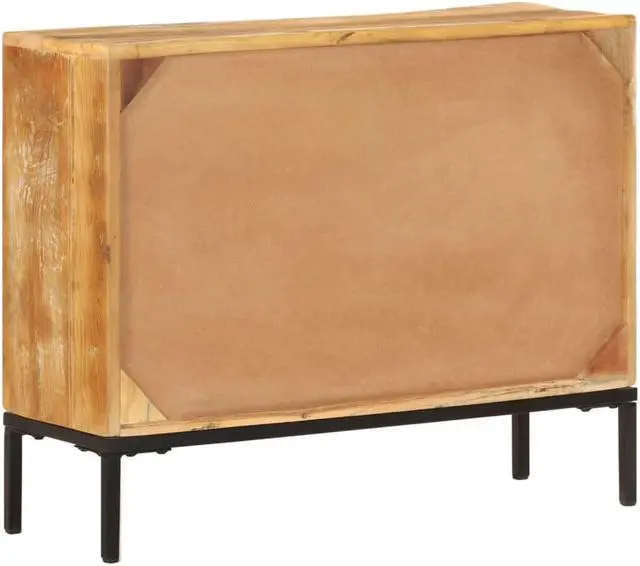 Alt view image 4 of 7 - vidaXL Sideboard Buffet Cabinet with Storage for Kitchen Solid Wood Mango