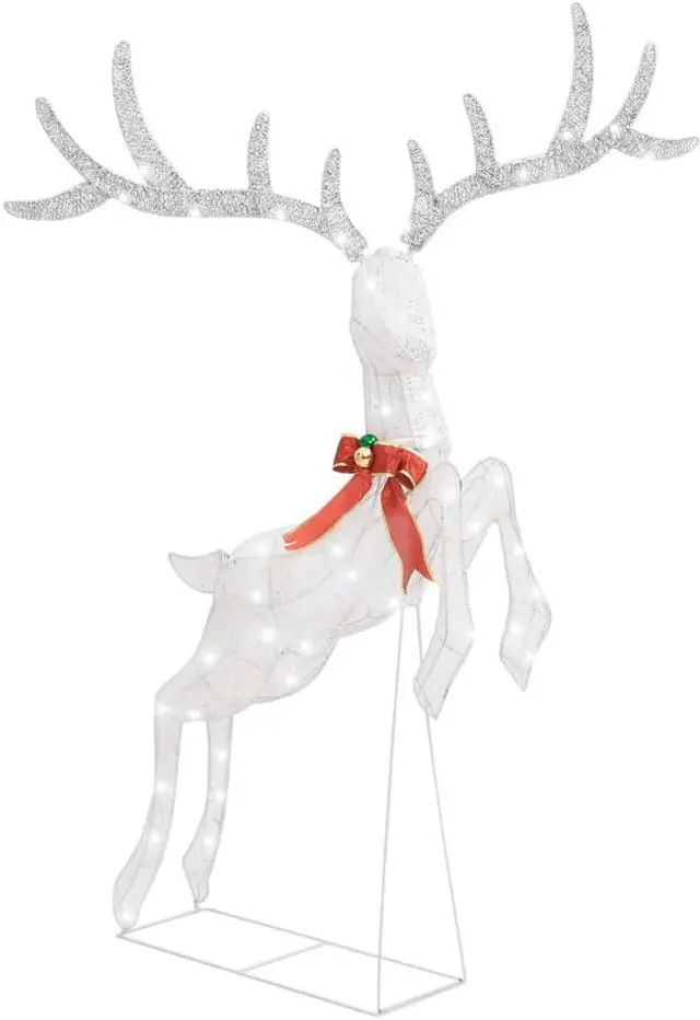 Alt view image 3 of 13 - vidaXL Artificial Pre-lit Christmas Tree with Baubles Xmas Tree Decoration Green