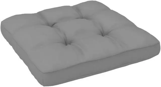 Alt view image 2 of 13 - vidaXL Chair Cushion Outdoor Patio Pallet Seat Cushion Sofa Pad Gray Fabric