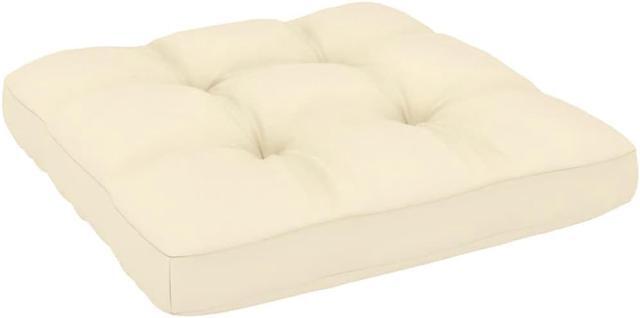 Alt view image 2 of 16 - vidaXL Chair Cushion Outdoor Patio Pallet Seat Cushion Sofa Pad Cream Fabric