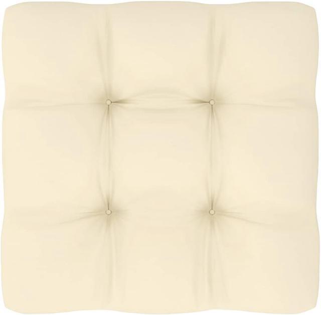 Main image of vidaXL Chair Cushion Outdoor Patio Pallet Seat Cushion Sofa Pad Cream Fabric