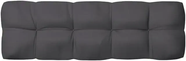 Alt view image 6 of 15 - vidaXL Chair Cushion Outdoor Pallet Seat Cushion Sofa Pad Anthracite Fabric