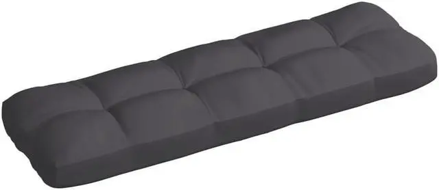 Alt view image 7 of 15 - vidaXL Chair Cushion Outdoor Pallet Seat Cushion Sofa Pad Anthracite Fabric