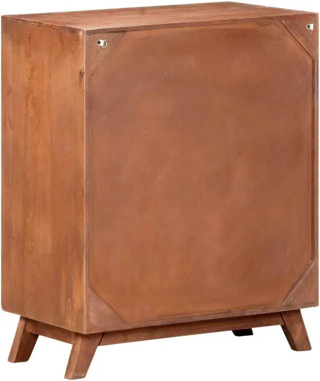 Alt view image 4 of 16 - vidaXL Sideboard Coffee Bar Buffet Hallway Entryway Cabinet Solid Wood Mango