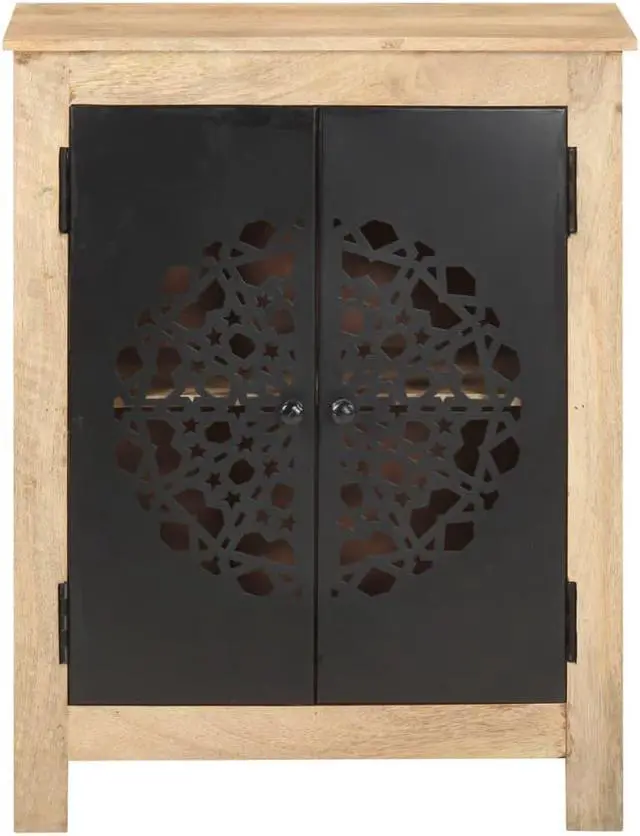 Alt view image 2 of 17 - vidaXL Sideboard Buffet Cabinet with Storage for Kitchen Solid Wood Mango