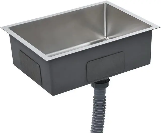 Alt view image 3 of 16 - vidaXL Handmade Kitchen Sink Stainless Steel Under-Mount Sink Basin Furniture