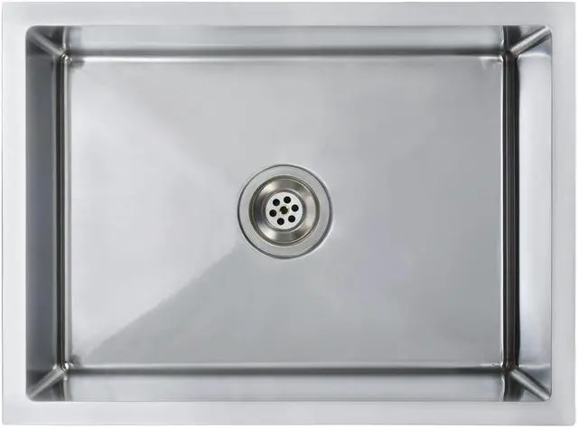 Alt view image 2 of 16 - vidaXL Handmade Kitchen Sink Stainless Steel Under-Mount Sink Basin Furniture