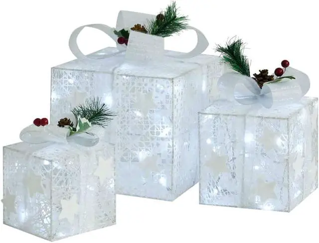 Alt view image 8 of 17 - vidaXL Reindeer Christmas Decoration LEDs Pre-Lit Christmas Lighting Cold White