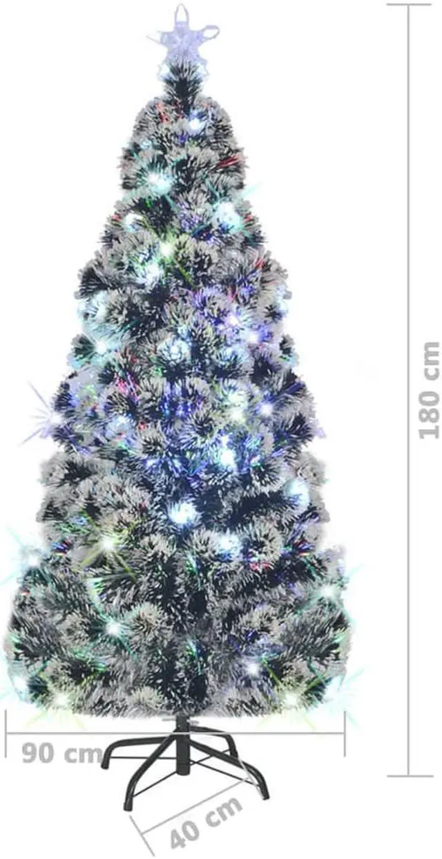 Alt view image 12 of 12 - vidaXL Pre-lit Christmas Tree with Stand Xmas Tree Decoration 220 Branches