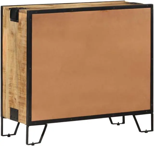 Alt view image 4 of 16 - vidaXL Solid Mango Wood Side Cabinet Sideboard Storage Stand End Table Buffet
