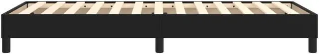 Alt view image 5 of 17 - vidaXL Bed Frame Base Bedroom Furniture Dark Gray 39.4"x74.8" Twin Velvet