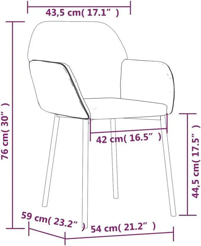 Alt view image 4 of 15 - vidaXL Dining Chairs 2 Pcs for Living Room Light Gray Fabric and Faux Leather