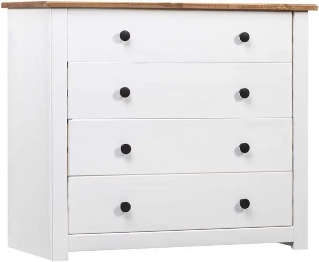 Alt view image 11 of 17 - vidaXL Sideboard White 41.3"x13.8"x27.6" Steel and Glass