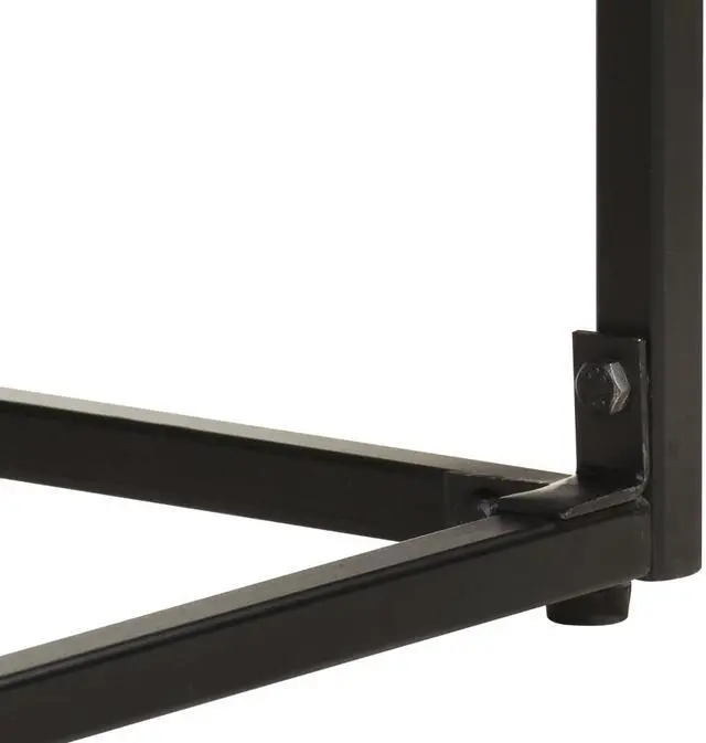 Alt view image 4 of 18 - vidaXL Sideboard Kitchen Storage Cabinet Black Solid Wood Acacia and Mango