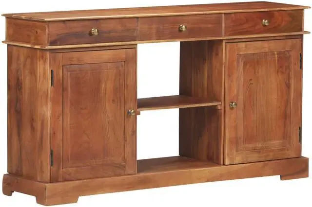 Main image of vidaXL Sideboard Buffet Cabinet with Drawers for Living Room Solid Wood Acacia