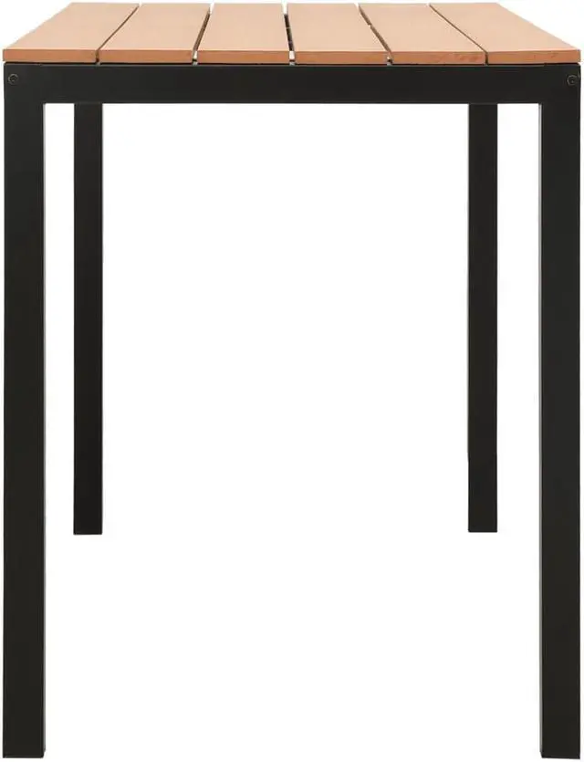 Alt view image 5 of 7 - vidaXL Patio Bistro Set Chair with Tea Table and Cushions Solid Acacia Wood