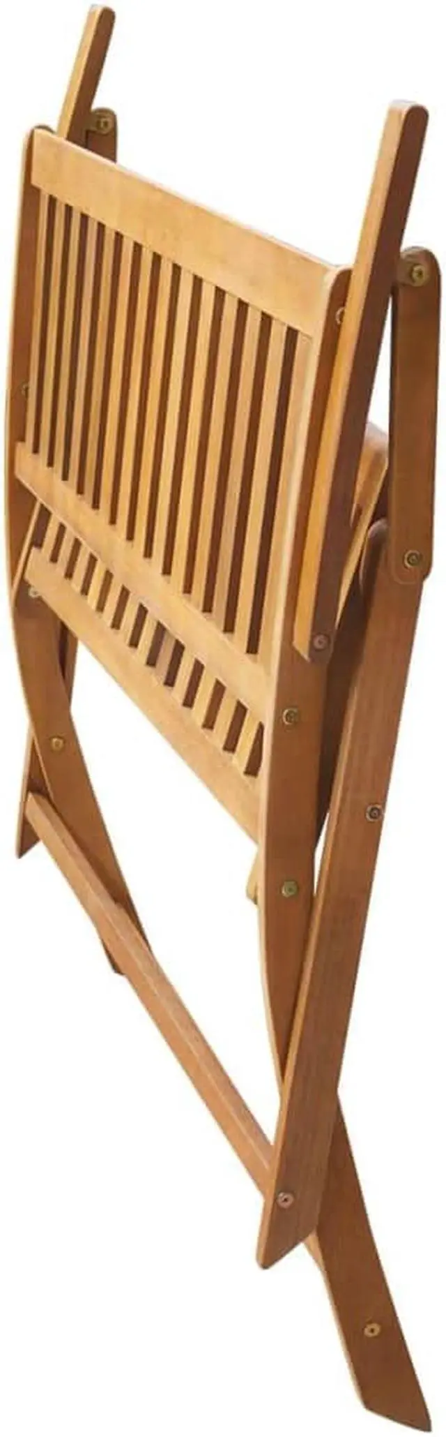 Alt view image 10 of 10 - vidaXL Folding Garden Bench Patio Wooden Bench with Armrest Solid Wood Acacia