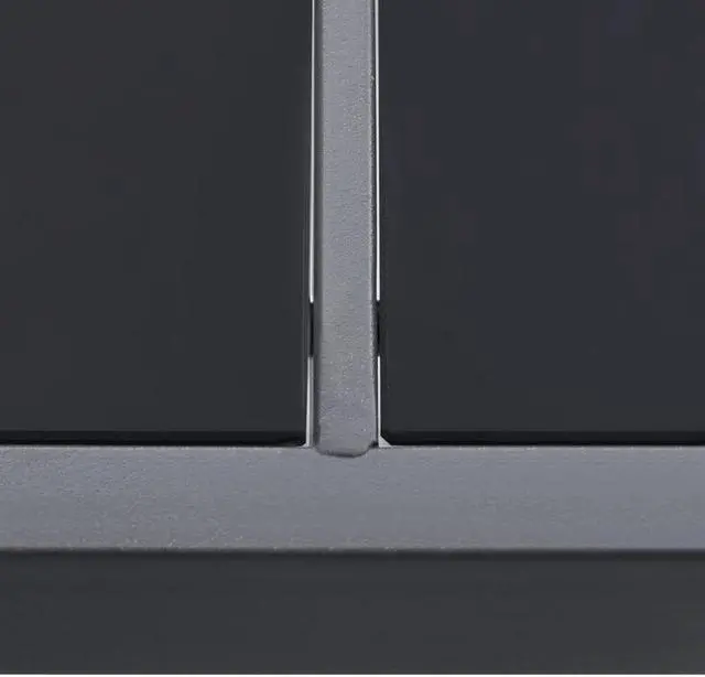 Alt view image 6 of 7 - vidaXL Patio Dining Set 5 Piece Steel Garden Outdoor Table and Chair Furniture