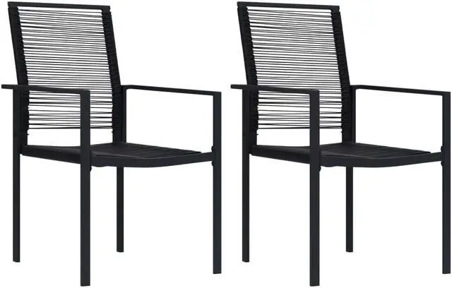 Alt view image 2 of 5 - vidaXL Patio Dining Set 3 Piece Garden Outdoor Table and Chair Seat Furniture