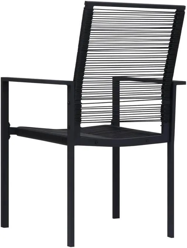 Alt view image 4 of 5 - vidaXL Patio Dining Set 3 Piece Garden Outdoor Table and Chair Seat Furniture