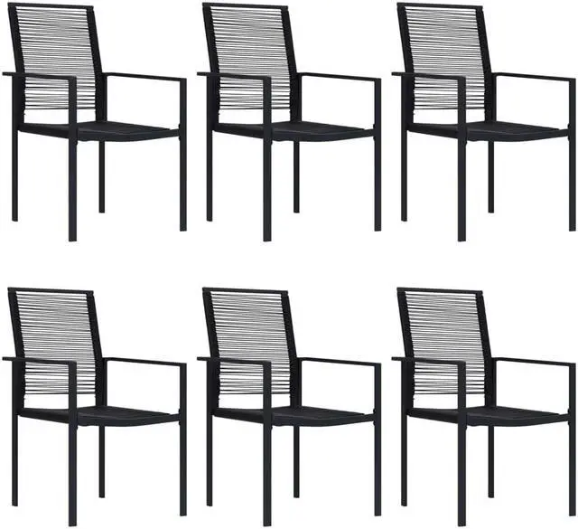 Alt view image 2 of 7 - vidaXL Patio Dining Set 7 Piece Garden Outdoor Table and Chair Seat Furniture