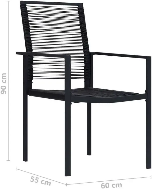 Alt view image 3 of 7 - vidaXL Patio Dining Set 7 Piece Garden Outdoor Table and Chair Seat Furniture