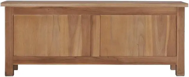 Alt view image 10 of 11 - vidaXL TV Cabinet 35.4"x11.8"x13.8" Solid Teak Wood
