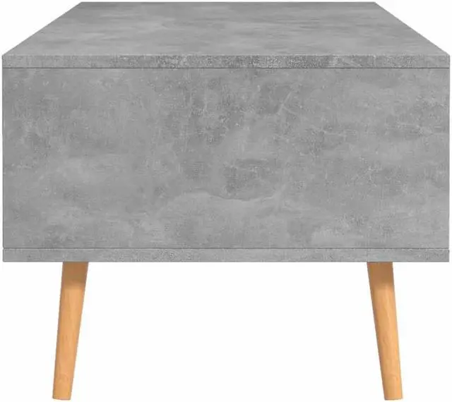 Alt view image 15 of 15 - vidaXL Coffee Table Concrete Gray 39.4"x19.5"x16.9" Engineered Wood
